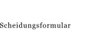 Scheidungsformular